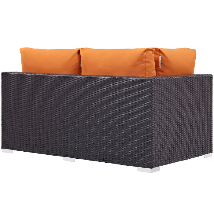 Convene Outdoor Patio Left Arm Loveseat