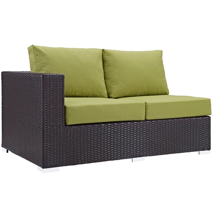 Convene Outdoor Patio Left Arm Loveseat