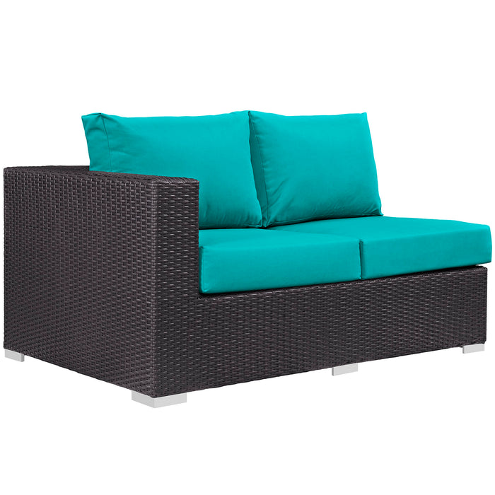 Convene Outdoor Patio Left Arm Loveseat