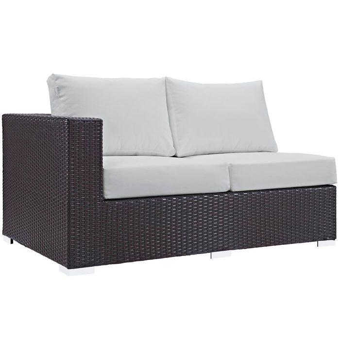 Convene Outdoor Patio Left Arm Loveseat