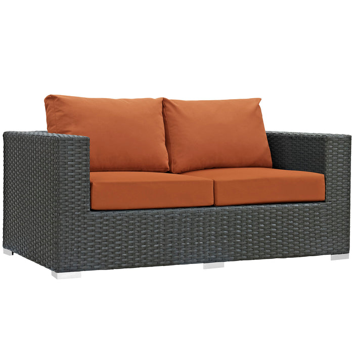 Sojourn Outdoor Patio Sunbrella® Loveseat