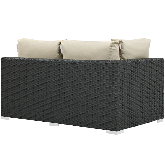 Sojourn Outdoor Patio Sunbrella® Left Arm Loveseat