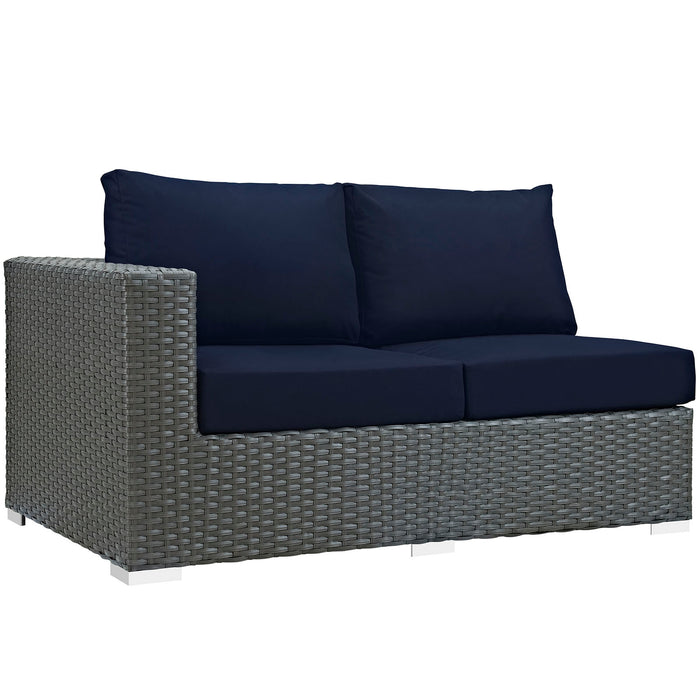 Sojourn Outdoor Patio Sunbrella® Left Arm Loveseat