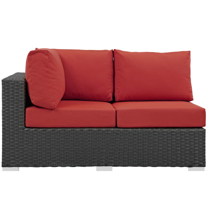 Sojourn Outdoor Patio Sunbrella® Left Arm Loveseat