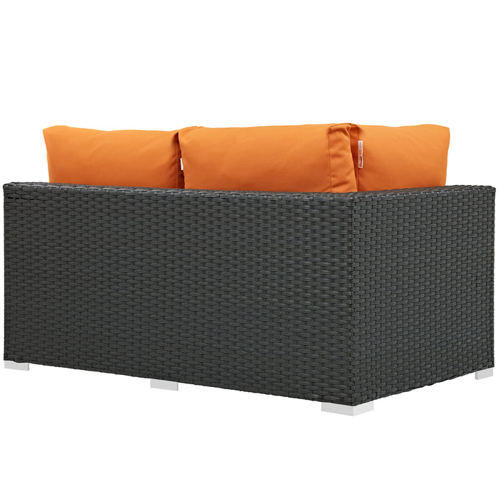 Sojourn Outdoor Patio Sunbrella® Left Arm Loveseat