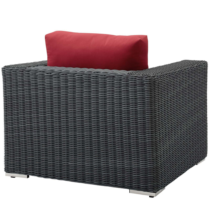 Summon Outdoor Patio Fabric Sunbrella® Armchair