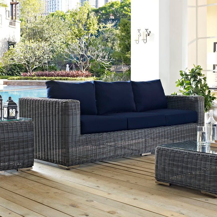 Summon Outdoor Patio Sunbrella® Sofa