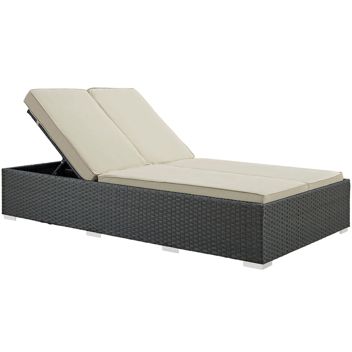 Sojourn Outdoor Patio Sunbrella® Double Chaise