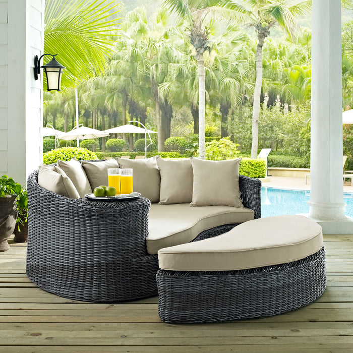 Summon Outdoor Patio Sunbrella® Daybed