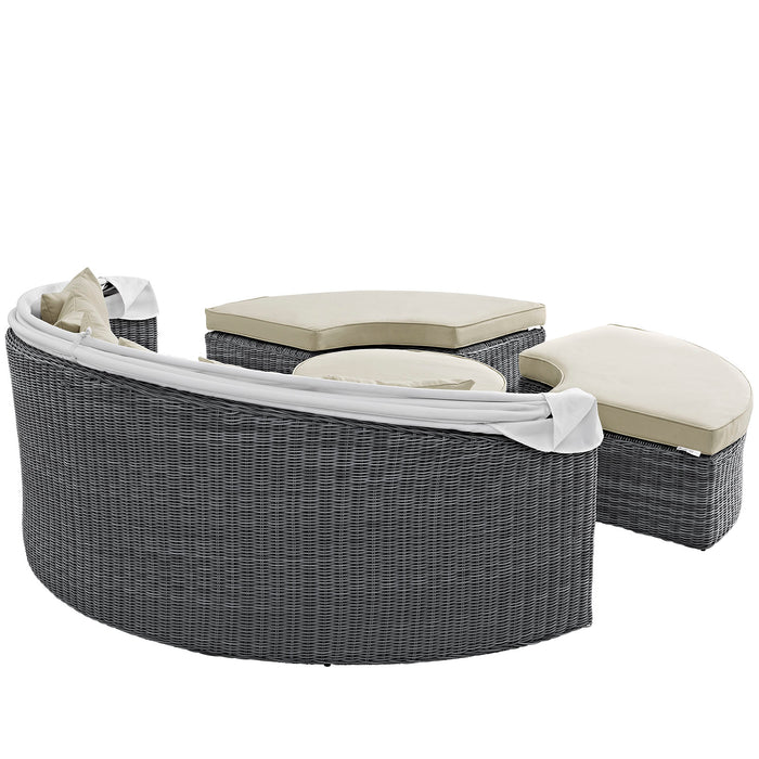 Summon Canopy Outdoor Patio Sunbrella® Daybed