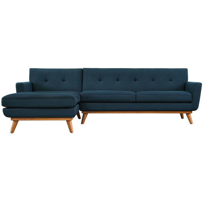 Engage Left-Facing Upholstered Fabric Sectional Sofa