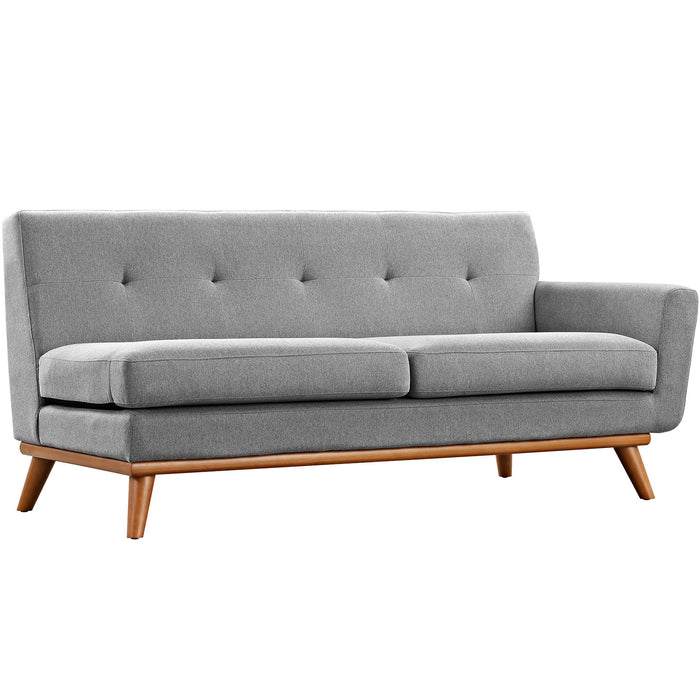 Engage Left-Facing Upholstered Fabric Sectional Sofa