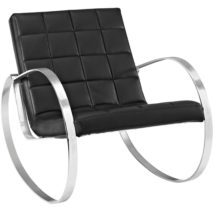 Gravitas Upholstered Vinyl Lounge Chair