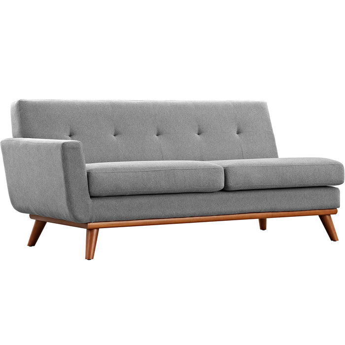 Engage L-Shaped Upholstered Fabric Sectional Sofa