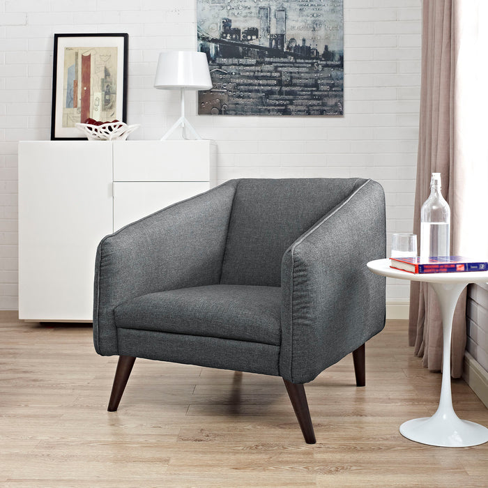 Slide Upholstered Fabric Armchair