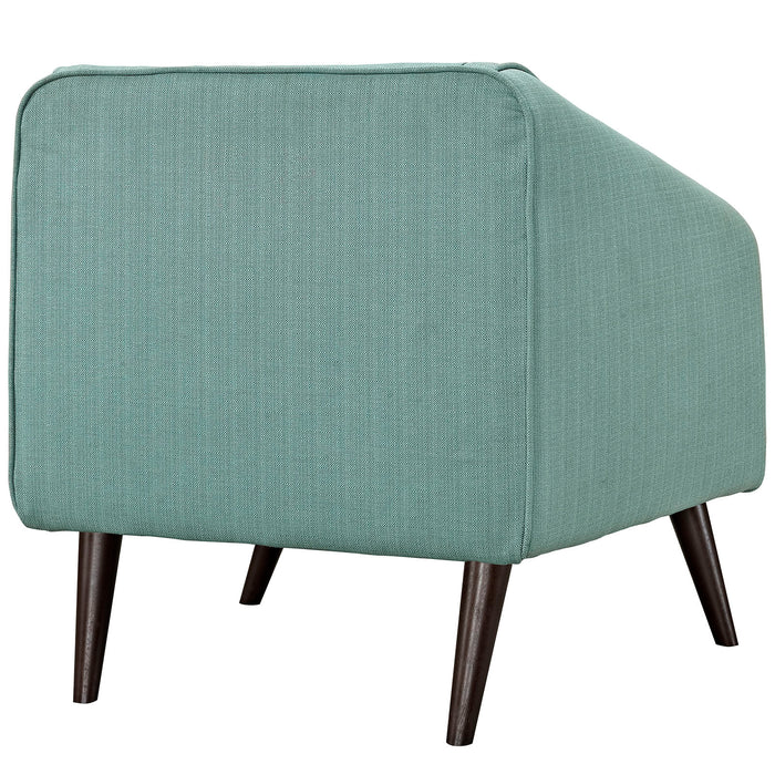 Slide Upholstered Fabric Armchair