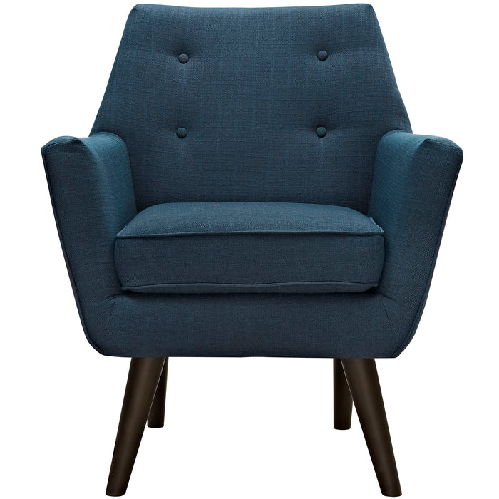 Posit Upholstered Fabric Armchair