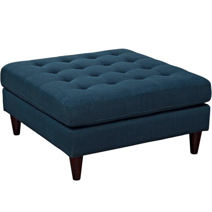 Empress Upholstered Fabric Large Ottoman