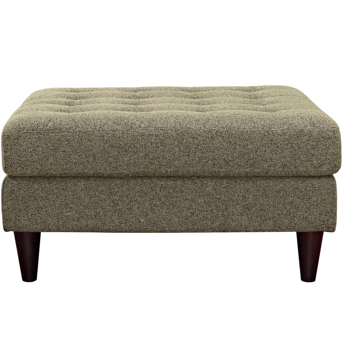 Empress Upholstered Fabric Large Ottoman