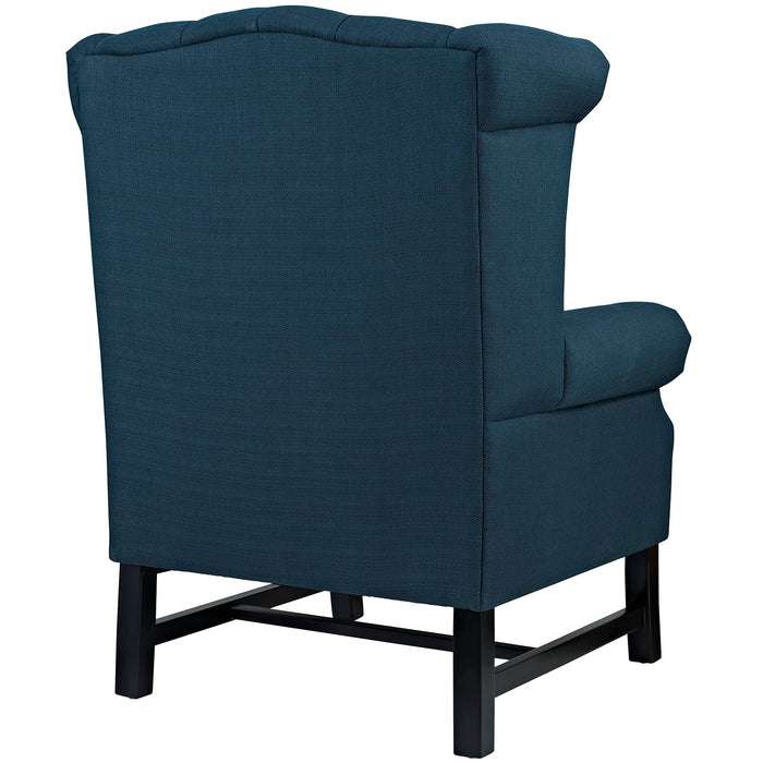 Steer Upholstered Fabric Armchair