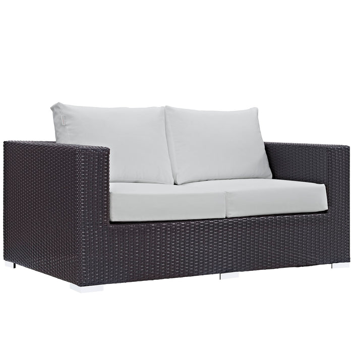 Convene 5 Piece Outdoor Patio Sofa Set