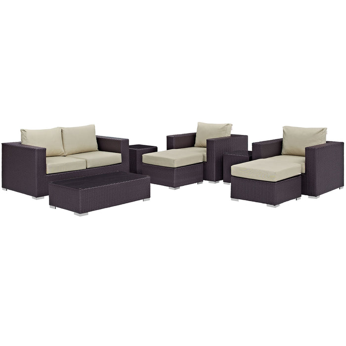 Convene 8 Piece Outdoor Patio Sofa Set