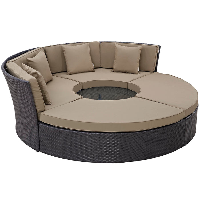 Convene Circular Outdoor Patio Daybed Set