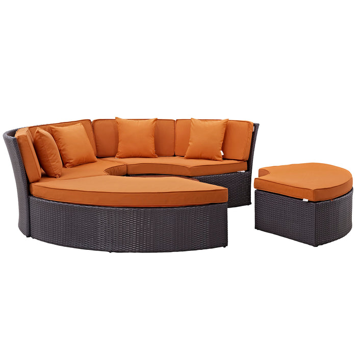 Convene Circular Outdoor Patio Daybed Set