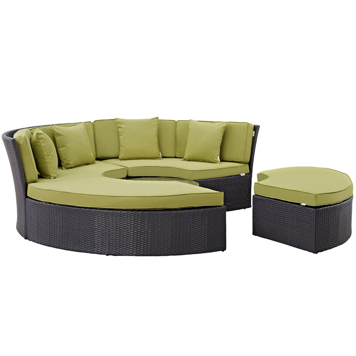 Convene Circular Outdoor Patio Daybed Set