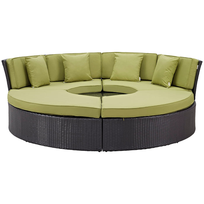 Convene Circular Outdoor Patio Daybed Set