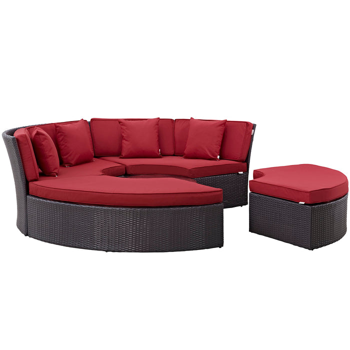 Convene Circular Outdoor Patio Daybed Set