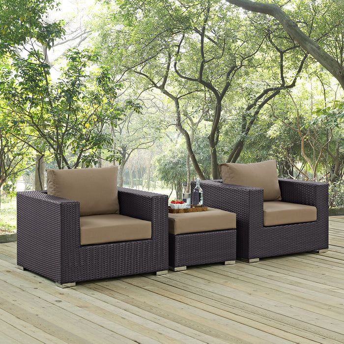 Convene 3 Piece Outdoor Patio Sofa Set