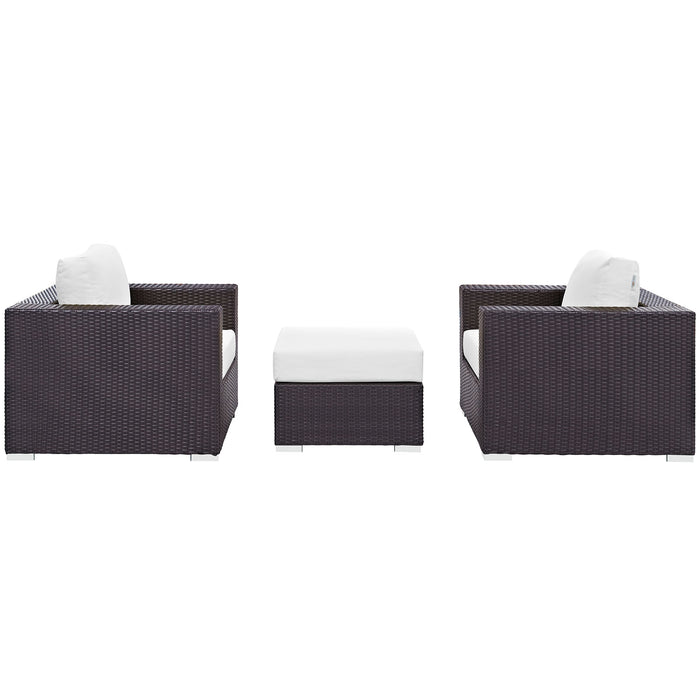 Convene 3 Piece Outdoor Patio Sofa Set