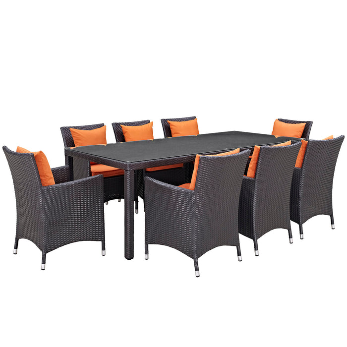 Convene 9 Piece Outdoor Patio Dining Set