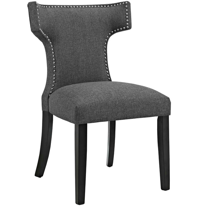 Curve Fabric Dining Chair