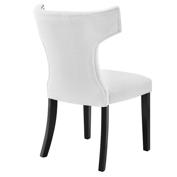 Curve Fabric Dining Chair