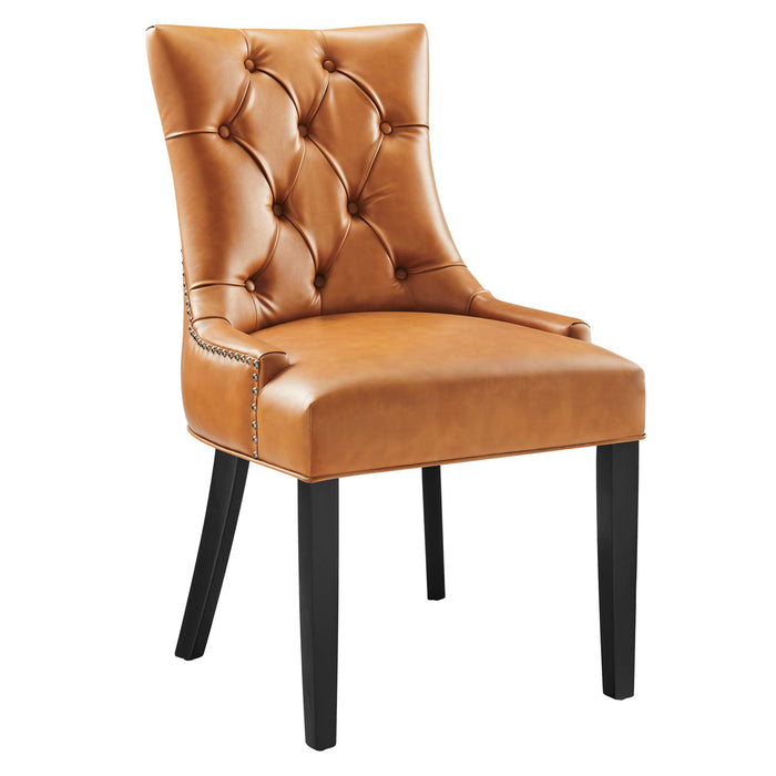 Regent Tufted Vegan Leather Dining Chair