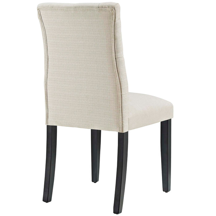 Duchess Button Tufted Fabric Dining Chair