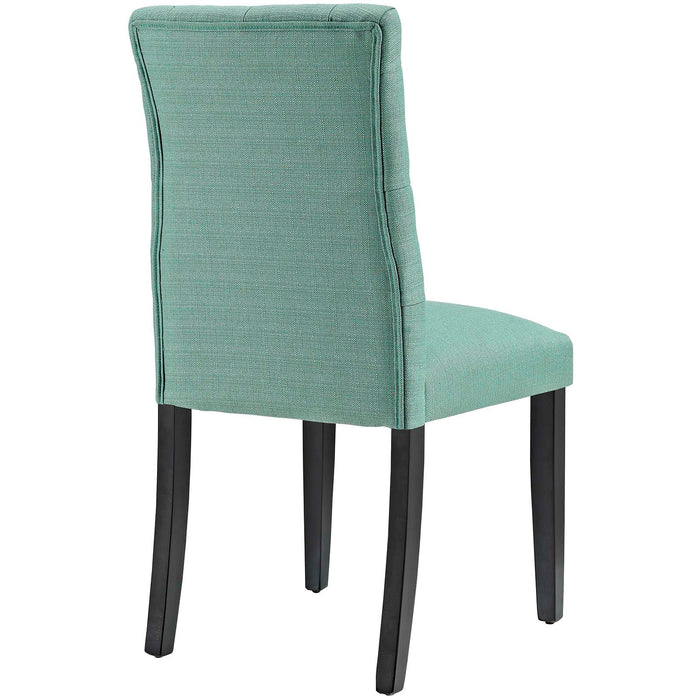 Duchess Button Tufted Fabric Dining Chair