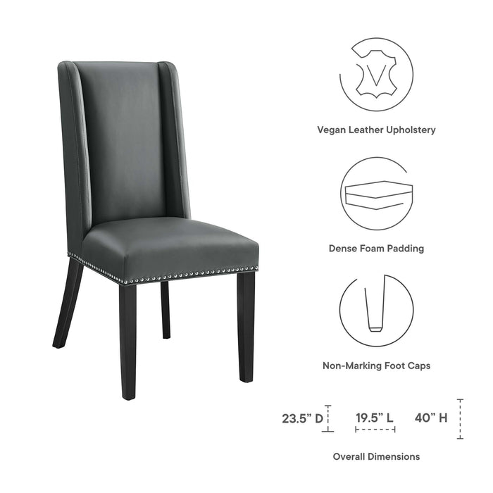 Baron Vegan Leather Dining Chair