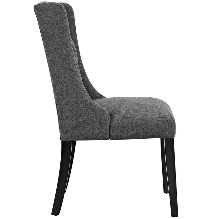 Baronet Button Tufted Fabric Dining Chair