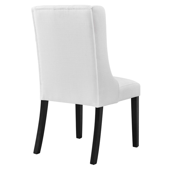 Baronet Button Tufted Fabric Dining Chair