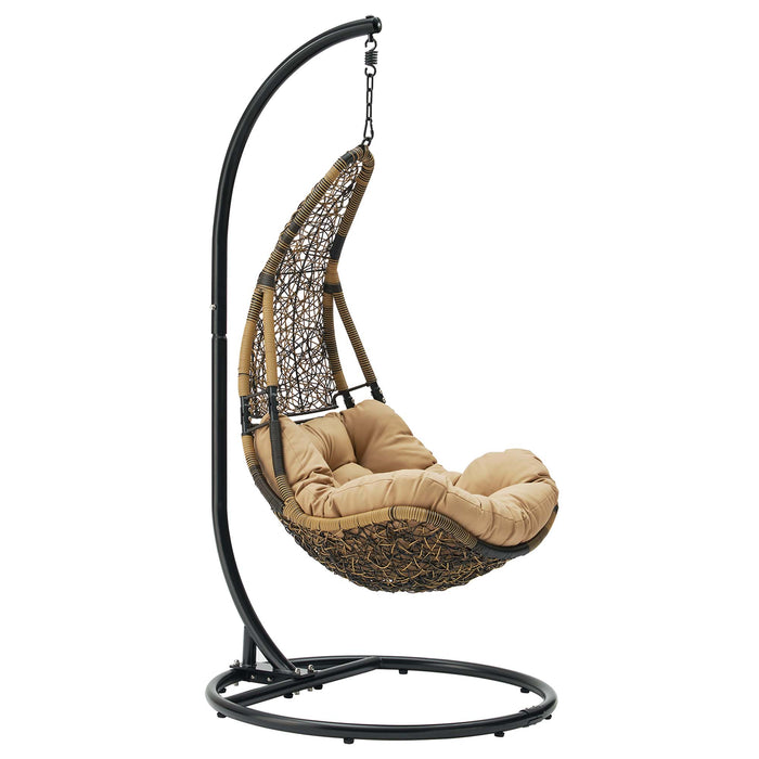 Abate Wicker Rattan Outdoor Patio Swing Chair