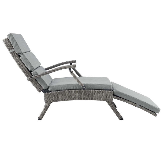 Envisage Chaise Outdoor Patio Wicker Rattan Lounge Chair