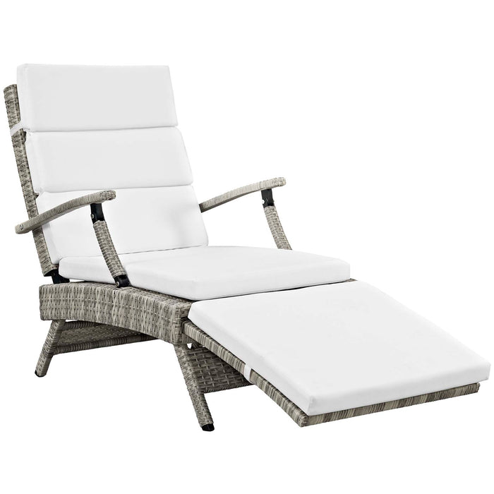 Envisage Chaise Outdoor Patio Wicker Rattan Lounge Chair