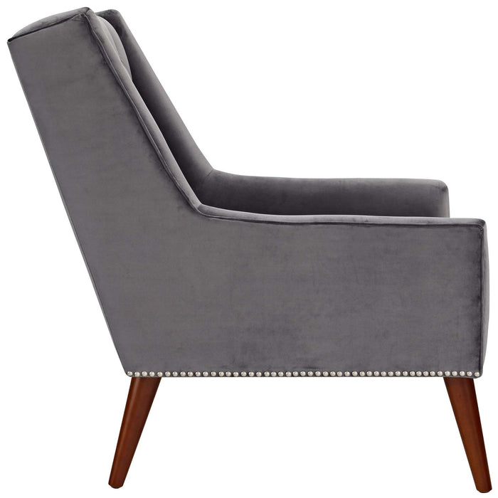 Peruse Velvet Armchair