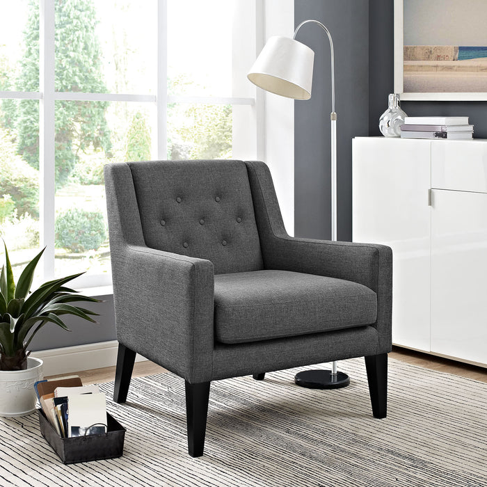 Earnest Upholstered Fabric Armchair