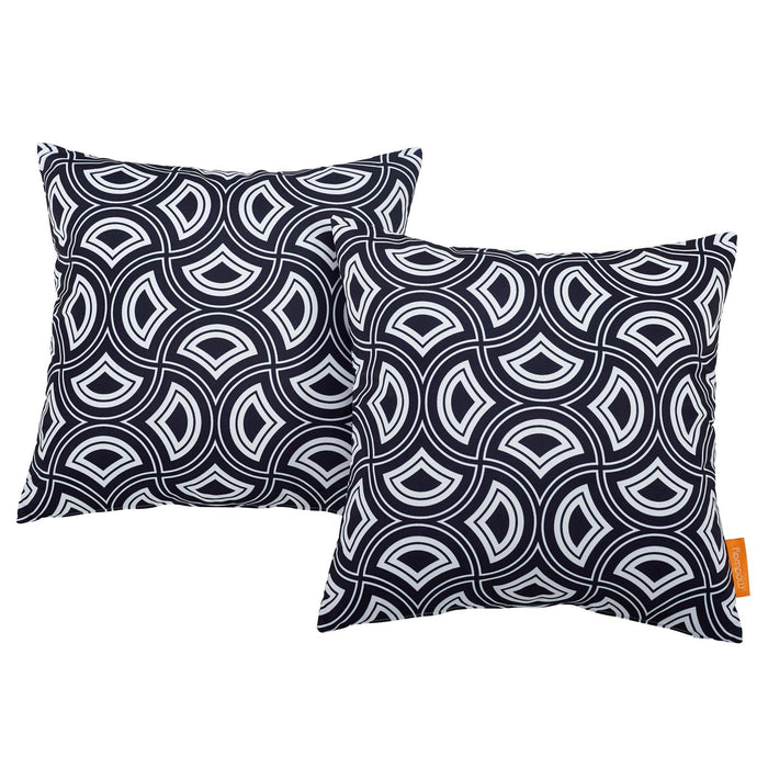 Modway Two Piece Outdoor Patio Pillow Set