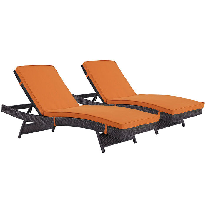 Convene Chaise Outdoor Patio Set of 2