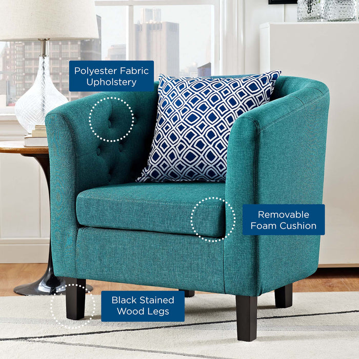 Prospect Upholstered Fabric Armchair